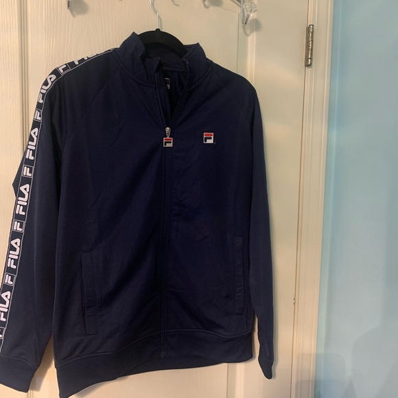 Fila navy blue track jacket - Picture 2 of 4